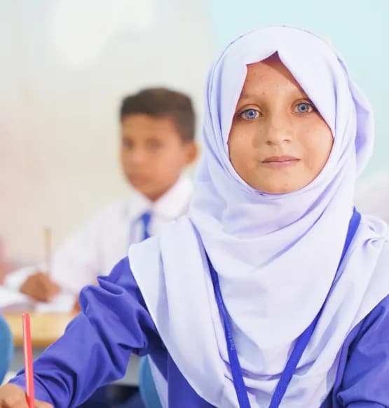 Girl Classroom Writing